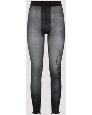 Jean Paul Gaultier Signature Polyamide Tights-Donna - Grigio