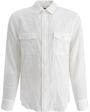 Vince Utility Shirts Bianco-Uomo