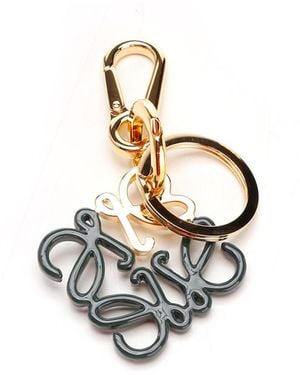 Loewe Anagram Keyrings - White