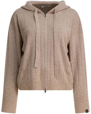 Max Mara Pure Cashmere Cardigan Knitwear-Donna - Marrone