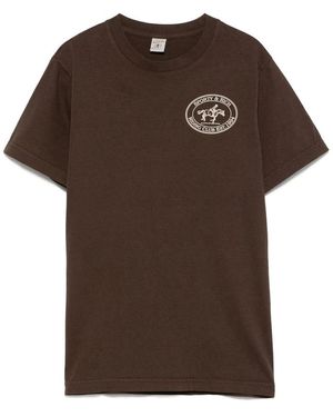 Sporty & Rich T Shirt Cotone-Donna - Marrone
