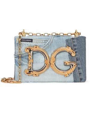 Dolce & Gabbana Dg Girls Patchwork Denim Bag - Blue