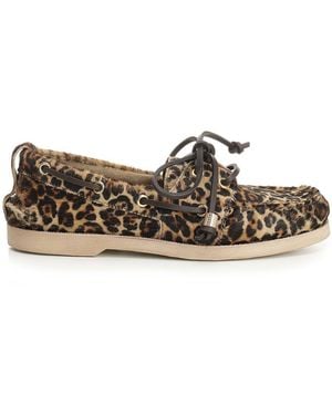 Golden Goose Cruise Moccasin Scarpe Basse Animalier - Brown