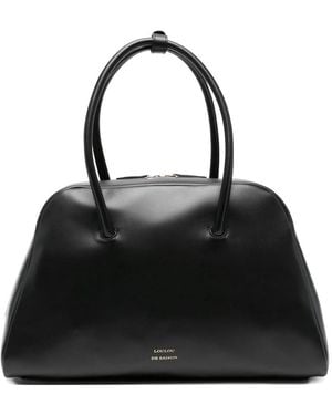 Loulou de Saison Leather Tote Bags - Black