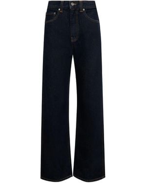 KHAITE Jeans Bonnie Dal Fit Rilassato-Donna - Blu
