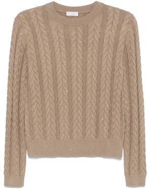 Brunello Cucinelli Maglioni Marrone-Donna