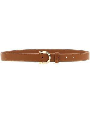 Ferragamo Gancini Belts - White