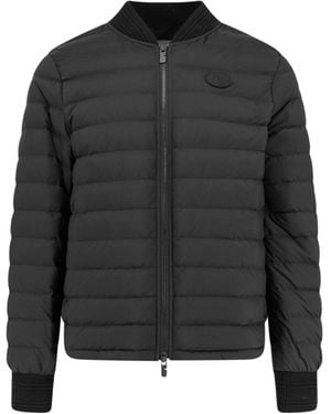 Burberry Dalham Down Jacket With Ekd Patch - Black
