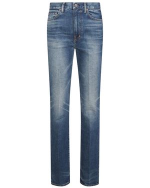 Tom Ford Cotton Denim Jeans - Blue