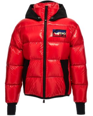 Moncler Marcassin Trench E Impermeabili Rosso