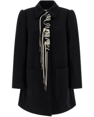 Dries Van Noten Rebela Coats And Trench Coats Black
