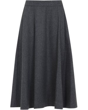 Max Mara Midi Skirts Grey
