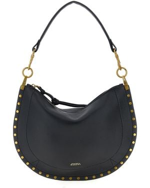 Isabel Marant Oskan Soft Zip Hand Bags - Black