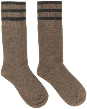 Brunello Cucinelli Sparkling Socks - Grey
