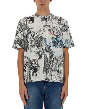 Paul Smith Zebra T-Shirt - Gray