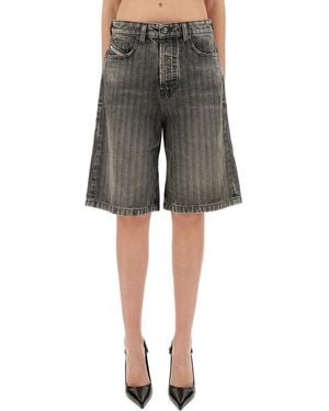 DIESEL "De-Sire" Shorts-Donna - Grigio