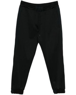 Paul & Shark Straight-leg Cotton Blend Sweatpants - Black