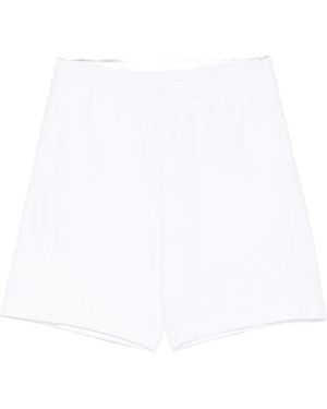 Givenchy Logo Cotton Shorts-Uomo - Bianco