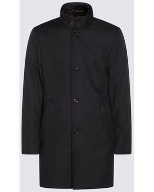 Moorer Coats Dark Blu - Black