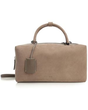 Max Mara Hold All Suede Bauletto Handbags - Multicolor