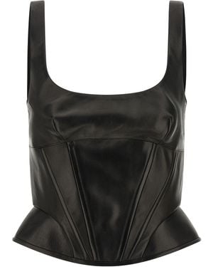 Tシャツ・カットソー ERMANNO SCERVINO Women Tops D462L353DUX95708 BLACK Designer tops, shirts and blouses for women | Ermanno Scervino