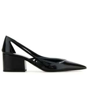 Prada Leather Pumps - Black
