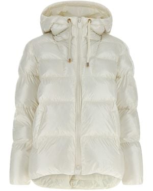 Pinko Eleodoro Puffer Jackets Bianco-Donna - Grigio