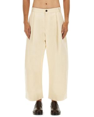 Studio Nicholson Pants "Sorte"-Uomo - Neutro
