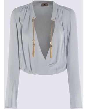 Elisabetta Franchi Dresses Starlight-Donna - Grigio