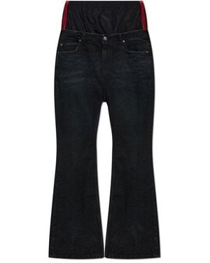 Balenciaga Jeans With Flared Legs - Black