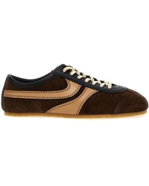 Dries Van Noten Suede Sneakers - Brown