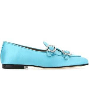 Edhen Milano Light- Satin Brera Loafers - Blue