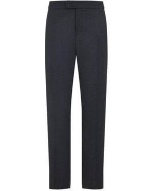 Berluti Dark Lead Mysterious Wool Pants-Uomo - Blu