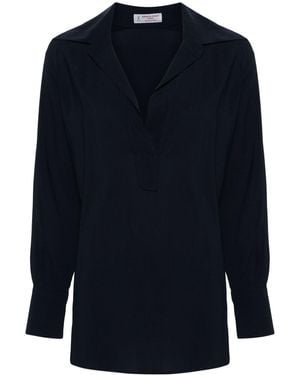 Alberto Biani Georgette Blouse - Blue