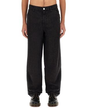 AWAKE NY Cotton Jeans-Uomo - Nero