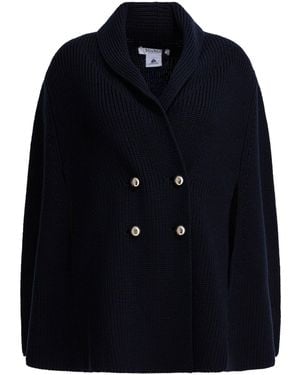 Max Mara Virgin Wool Cardigan Knitwear Blue
