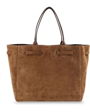 Tom Ford Suede Shoulder Bag - Brown