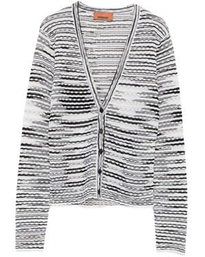 Missoni Wool Blend Cardigan - Gray