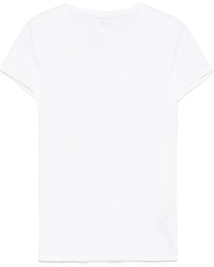 Majestic Filatures T Shirt Bianco-Donna
