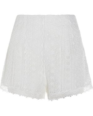 Charo Ruiz Shorts Bianco-Donna