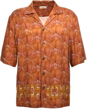 Dries Van Noten Cassiemb Camicie Multicolor - Arancione
