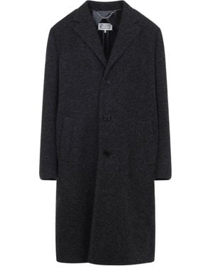 Maison Margiela Double Breasted & Peacoat - Black