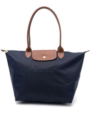 Longchamp Blue Tote Bags