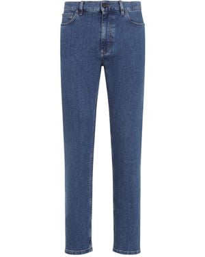 ZEGNA Light Cotton Classic Denim Jeans-Uomo - Blu