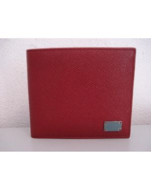 Dolce & Gabbana Wallets - Red
