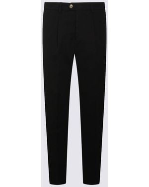Brunello Cucinelli Trousers Blacks And Greys-Uomo - Nero