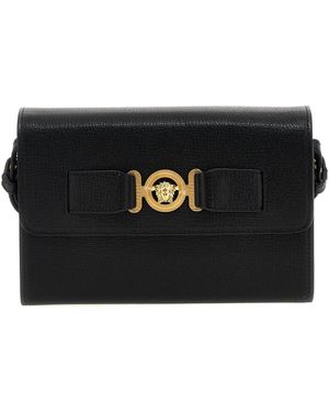 Versace Medusa Biggie Borse A Tracolla Nero