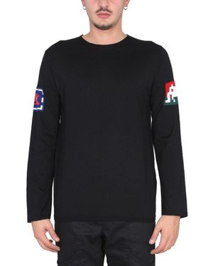 Comme Des Garcon Shirt Wool Jersey.-Uomo - Nero