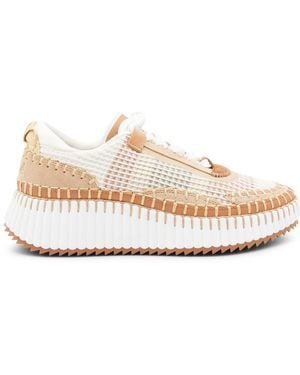 Chloé Sneakers Cinnamon Brown - Pink