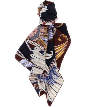 Ferragamo Giada Scarves And Foulards - Blue